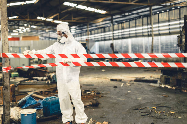 Professional Unattended Death Cleanup technician working in Winfred, SD